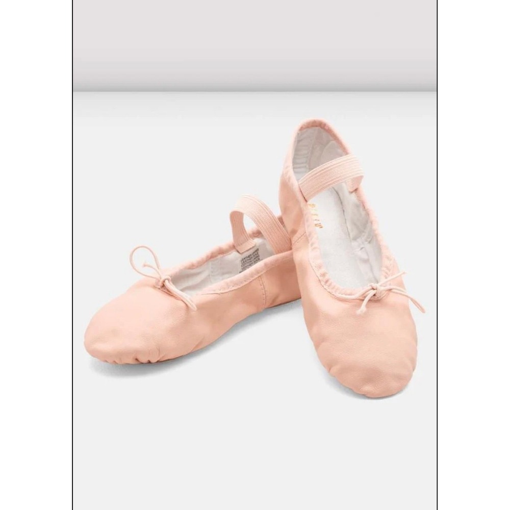 *NEW* BLOCH Women's Ladies Dansoft Leather Ballet Shoes 3.5 A Pink